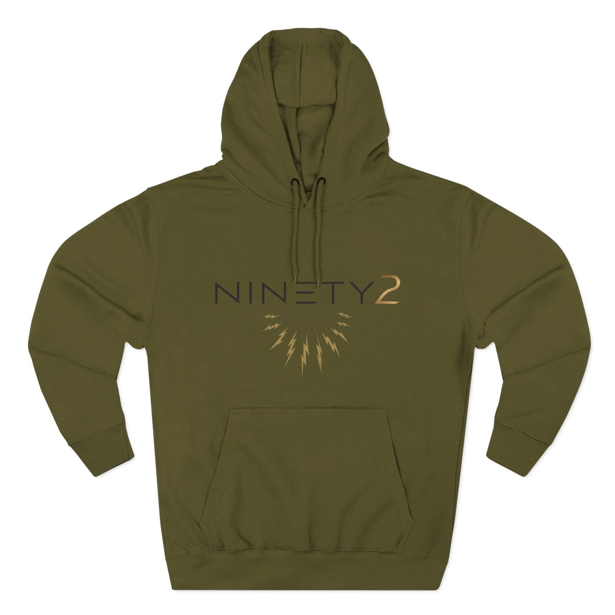 Ninety2 Olive Fleece Hoodie