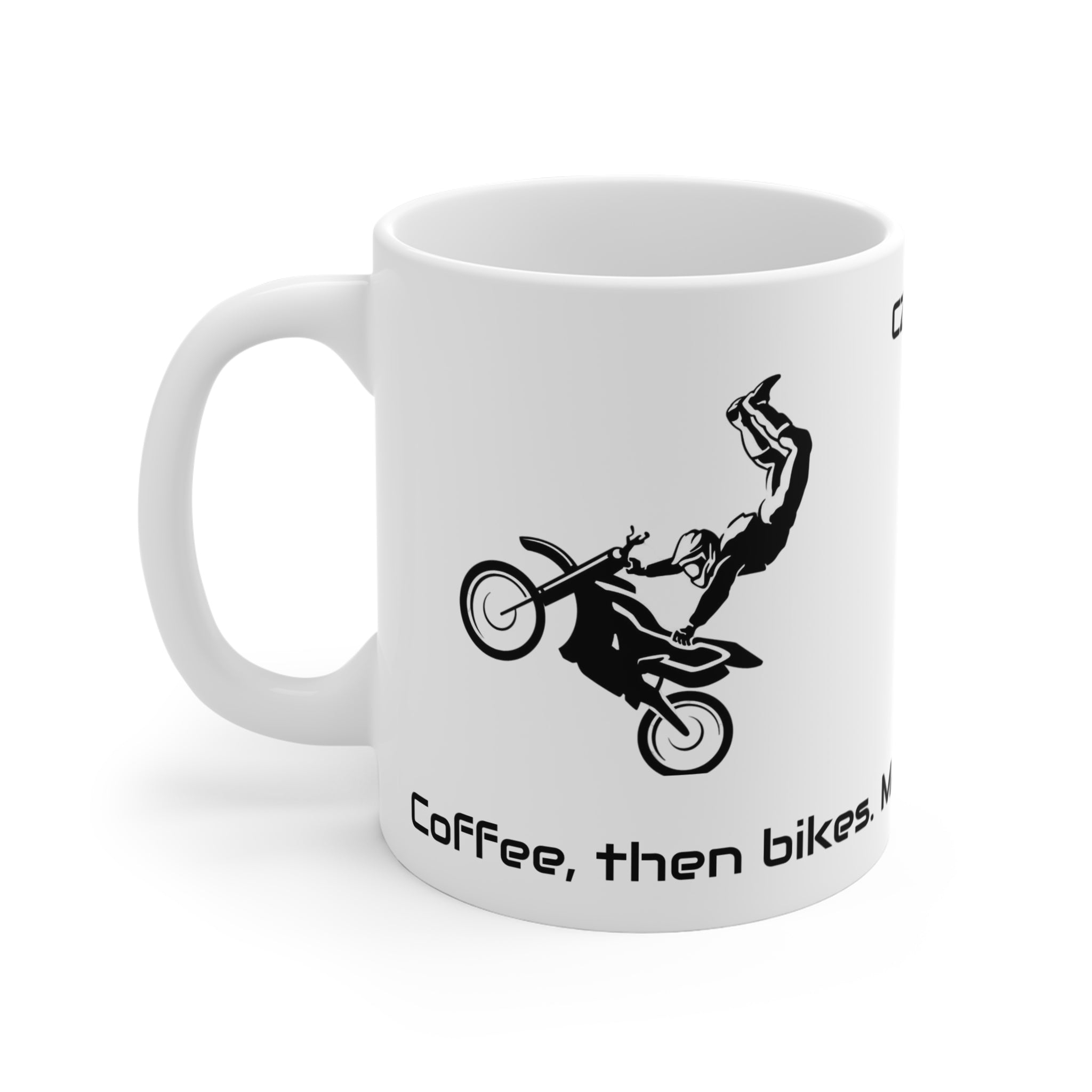 Coffee, then bikes.